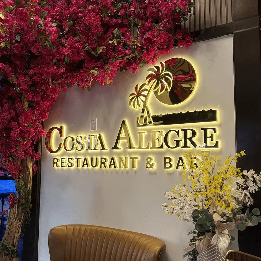 02 Large Scale Architectural Backlit Letters for Building Exterior Names